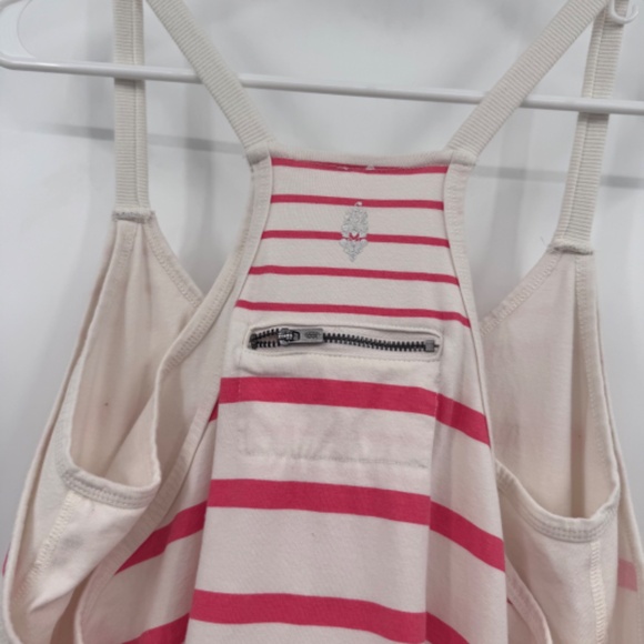 FP Movement Free People Dress Women Medium Hot Shot Striped Print Midi Cotton - Picture 5 of 13